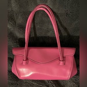 Super dope hot pink shoulder bag.
